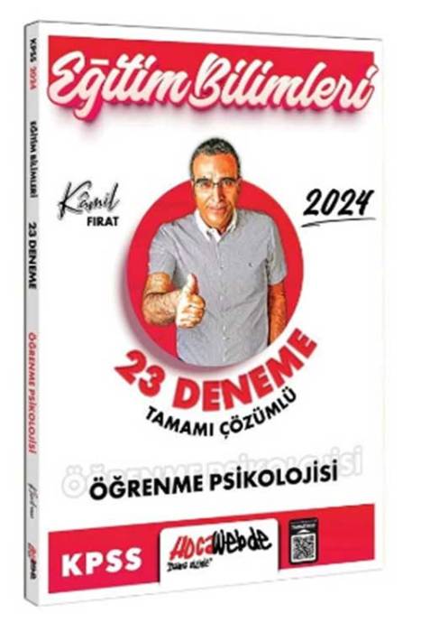 2024 KPSS Eğitim Bilimleri Öğrenme Psikolojisi 23 Deneme Çözümlü HocaWebde Yayınları