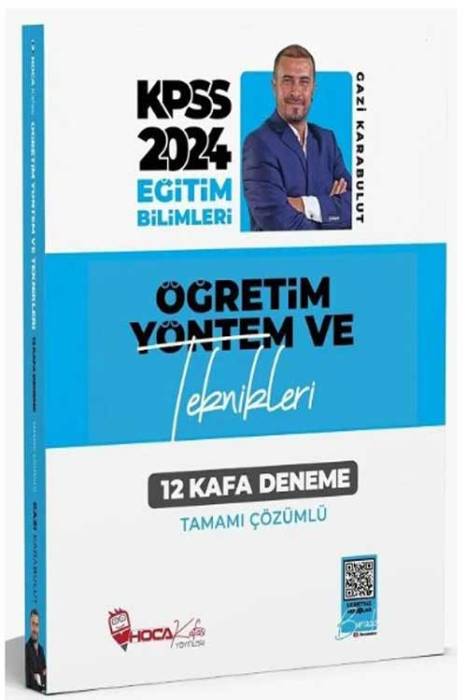 2024 KPSS Eğitim Bilimleri Öğretim Yöntem ve Teknikleri 12 Kafa Deneme Çözümlü Hoca Kafası Yayınları