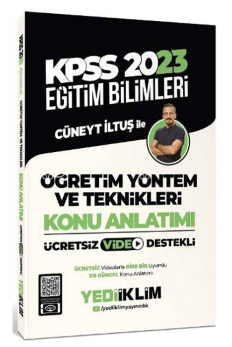 2023 KPSS Eğitim Bilimleri Öğretim Yöntem ve Teknikleri Konu Anlatımı Yediiklim Yayınları