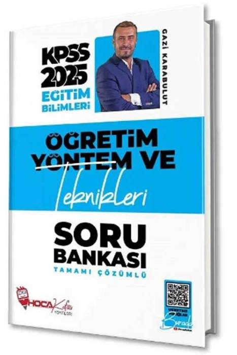 2025 KPSS Eğitim Bilimleri Öğretim Yöntem ve Teknikleri Soru Bankası Çözümlü Hoca Kafası Yayınları