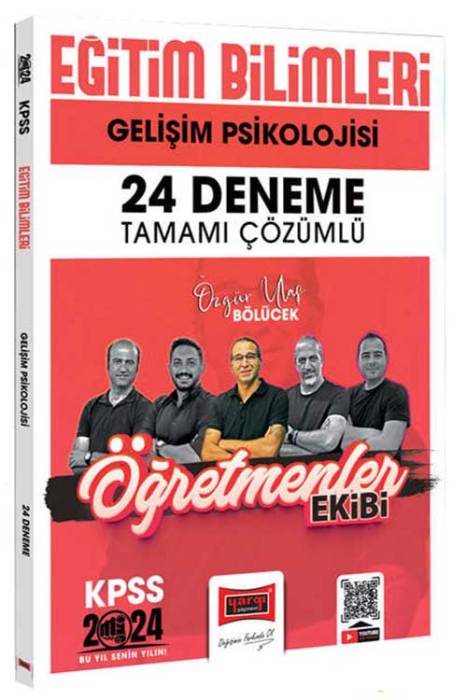 2024 KPSS Eğitim Bilimleri Öğretmenler Ekibi Gelişim Psikolojisi Tamamı Çözümlü 24 Deneme Yargı Yayınları