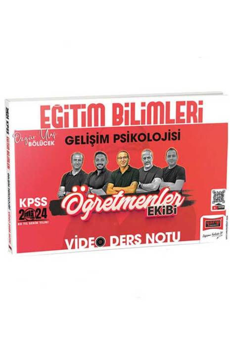 2024 KPSS Eğitim Bilimleri Gelişim Psikolojisi Öğretmenler Ekibi Video Ders Notları Yargı Yayınları