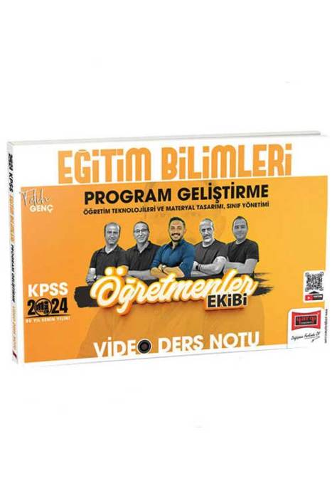 2024 KPSS Eğitim Bilimleri Program Geliştirme Öğretmenler Ekibi Video Ders Notları Yargı Yayınları