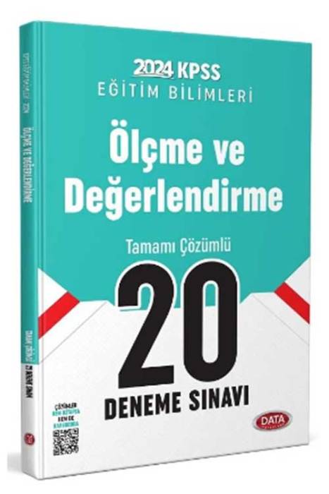 2024 KPSS Eğitim Bilimleri Ölçme ve Değerlendirme 20 Deneme Çözümlü Data Yayınları