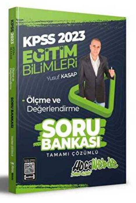 2023 KPSS Eğitim Bilimleri Ölçme ve Değerlendirme Tamamı Çözümlü Soru Bankası Hocawebde Yayınları