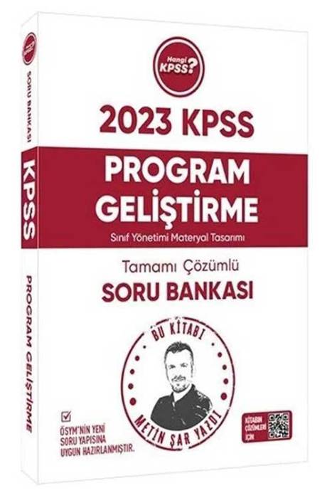 2023 KPSS Eğitim Bilimleri Program Geliştirme Sınıf Materyal Soru Bankası Hangi KPSS Yayınları