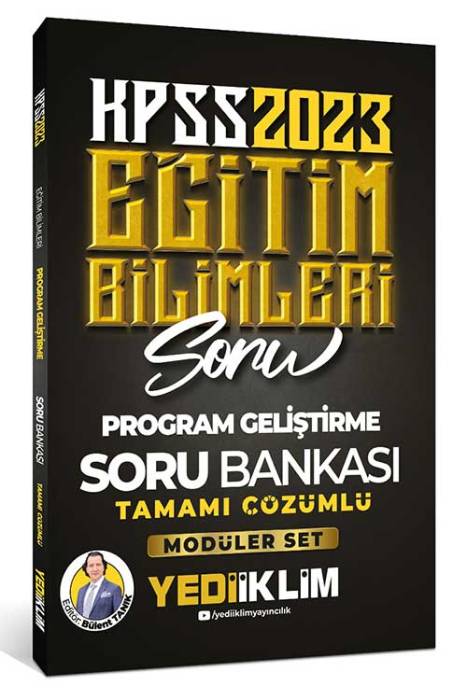 2023 KPSS Eğitim Bilimleri Program Geliştirme Tamamı Çözümlü Soru Bankası (Modüler Set İçerisindeki) Yediiklim Yayınları