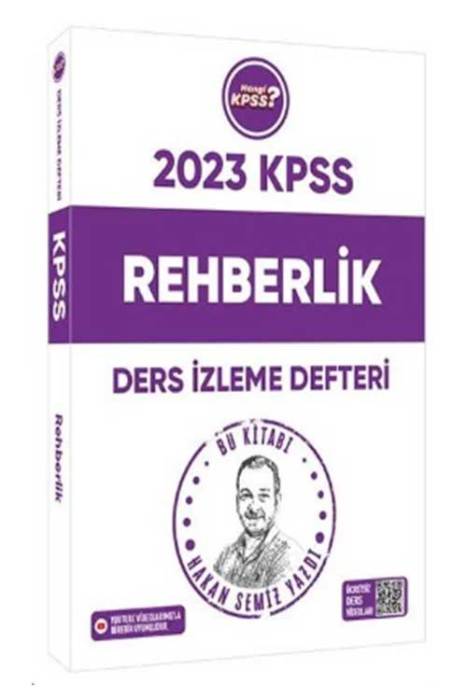 2023 KPSS Eğitim Bilimleri Rehberlik Ders İzleme Defteri Hangi KPSS Yayınları