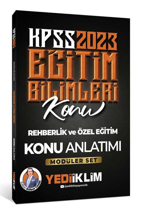 2023 KPSS Eğitim Bilimleri Rehberlik ve Özel Eğitim Konu Anlatımı (Modüler Set İçerisindeki) Yediiklim Yayınları