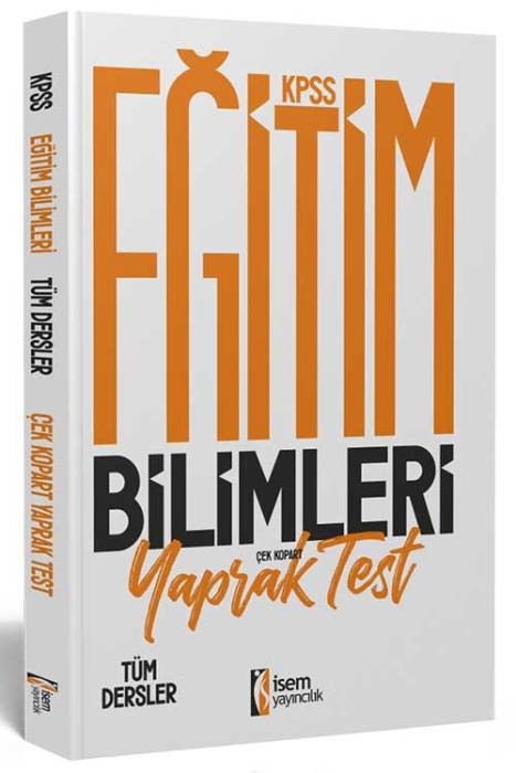 2023 KPSS Eğitim Bilimleri Tüm Dersler Çek Kopart Yaprak Testi İsem Yayıncılık