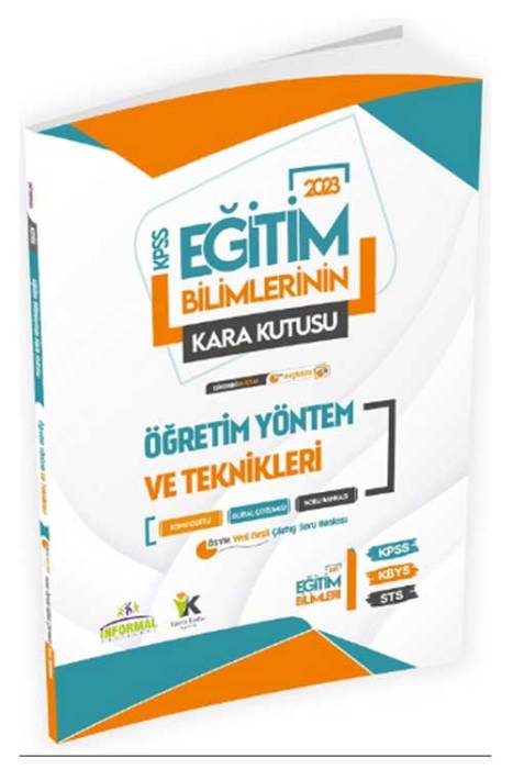 2023 KPSS Eğitim Bilimlerinin Kara Kutusu Öğretim Yöntem ve Teknikleri Çıkmış Sorular Soru Bankası Çözümlü İnformal Yayınları