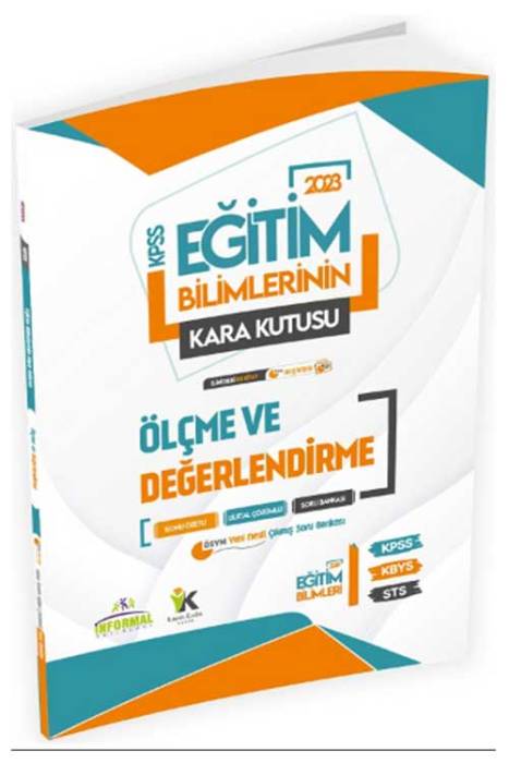 2023 KPSS Eğitim Bilimlerinin Kara Kutusu Ölçme ve Değerlendirme Çıkmış Sorular Soru Bankası Çözümlü İnformal Yayınları