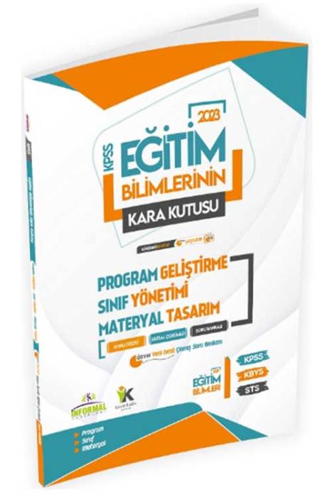 2023 KPSS Eğitim Bilimlerinin Kara Kutusu Program Geliştirme Çıkmış Sorular Soru Bankası Çözümlü İnformal Yayınları