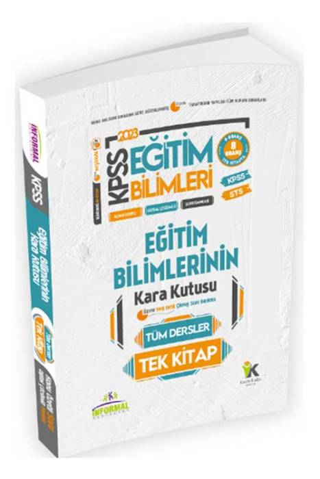 2023 KPSS Eğitim Bilimlerinin Kara Kutusu Tek Kitap Çıkmış Sorular Soru Bankası Çözümlü İnformal Yayınları