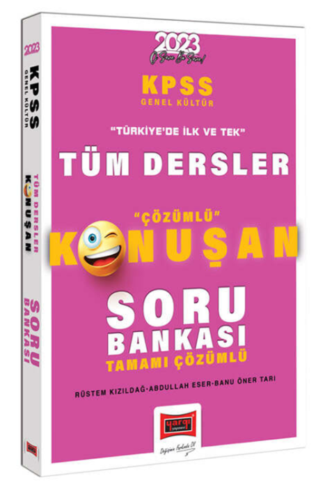 2023 KPSS Genel Kültür Tüm Dersler Tamamı Çözümlü Konuşan Soru Bankası Yargı Yayınları