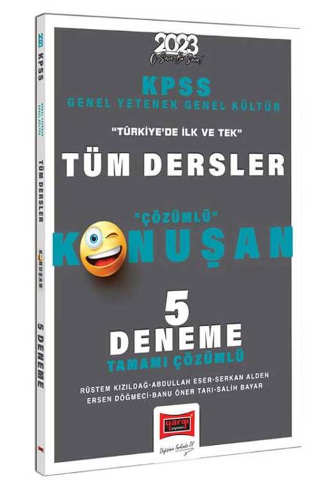 2023 KPSS GK-GY Tüm Dersler Tamamı Çözümlü 5 Deneme Yargı Yayınları