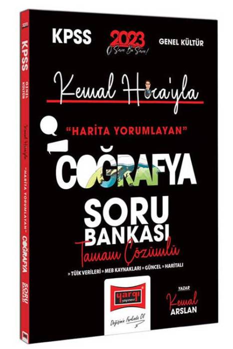 2023 KPSS Kemal Hoca'yla Harita Yorumlayan Coğrafya Tamamı Çözümlü Soru Bankası Yargı Yayınları