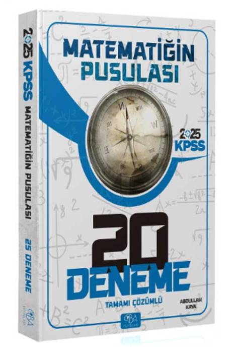 2025 KPSS Matematik Matematiğin Pusulası 20 Deneme Çözümlü CBA Akademi Yayınları