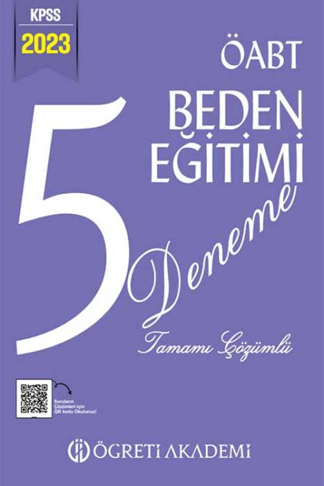 2023 KPSS ÖABT Beden Eğitimi 5 Deneme Öğreti Akademi Yayınları