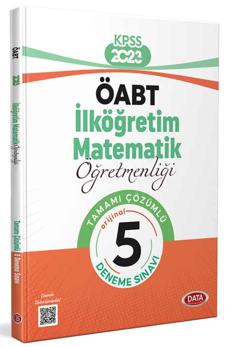 2023 KPSS ÖABT İlköğretim Matematik Öğretmenliği Tamamı Çözümlü 5 Deneme Data Yayınları