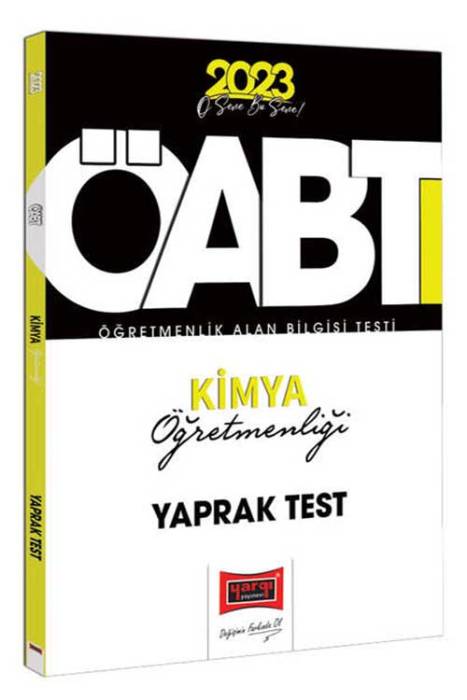 2023 KPSS ÖABT Kimya Öğretmenliği Çek Kopart Yaprak Test Yargı Yayınları