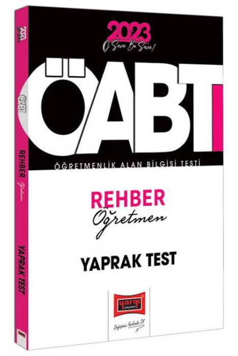 2023 KPSS ÖABT PDR Rehber Öğretmen Çek Kopart Yaprak Test Yargı Yayınları