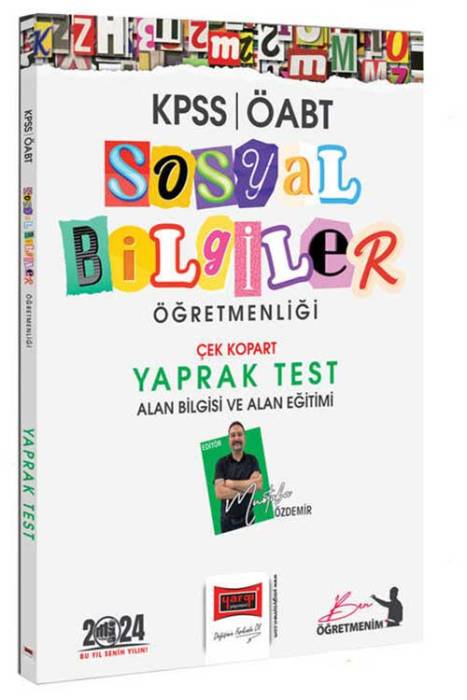 2024 ÖABT Sosyal Bilgiler Öğretmenliği Yaprak Test (Alan Bilgisi ve Alan Eğitimi) Yargı Yayınları