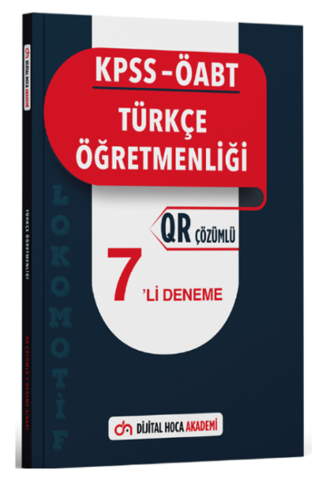 2023 KPSS ÖABT Türkçe Öğretmenliği Lokomotif Serisi QR Çözümlü 7'li Deneme Dijital Hoca Akademi