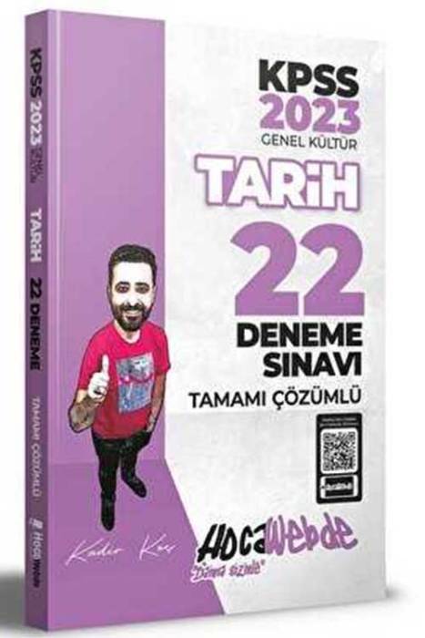 2023 KPSS Tarih Tamamı Çözümlü 22 Deneme Hocawebde Yayınları