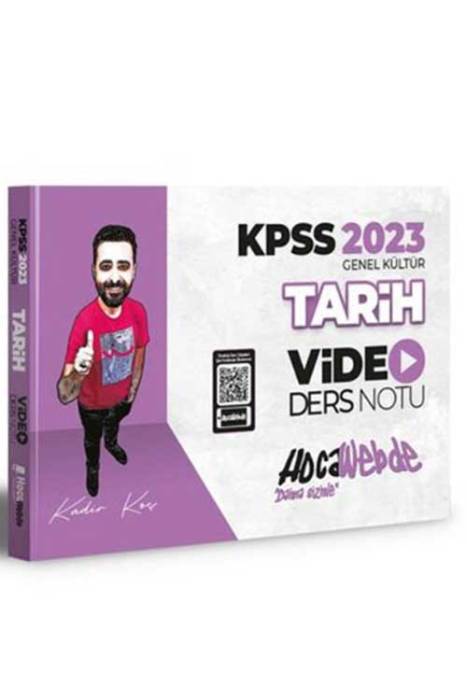 2023 KPSS Tarih Video Ders Notu Hocawebde Yayınları