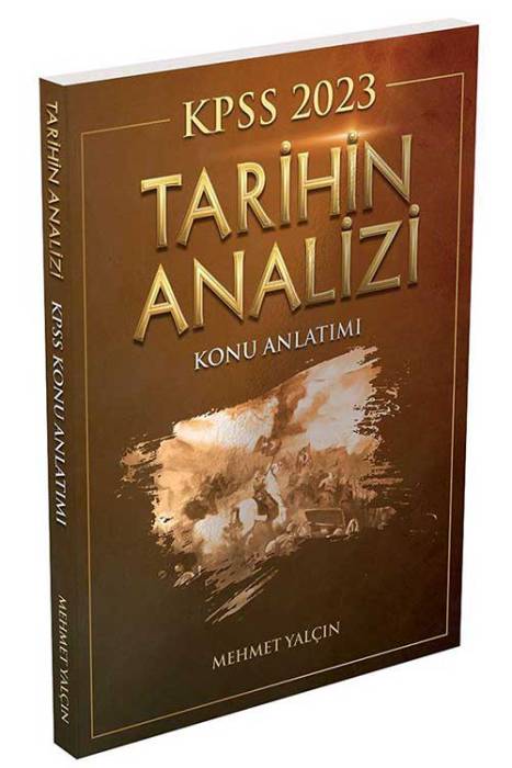 2023 KPSS Tarihin Analizi Konu Anlatımı Mehmet Yalçın Yayınları