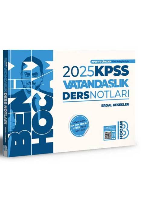 2025 KPSS Vatandaşlık Ders Notları Benim Hocam Yayınları