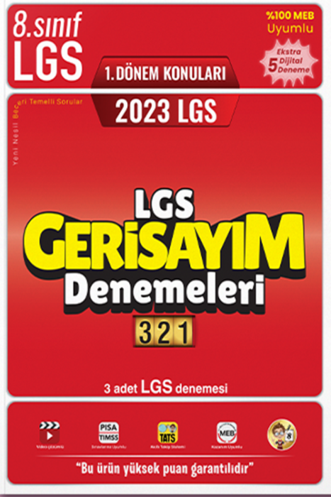 2023 LGS 1. Dönem Geri Sayım Denemeleri 3 Tonguç Akademi Yayınları