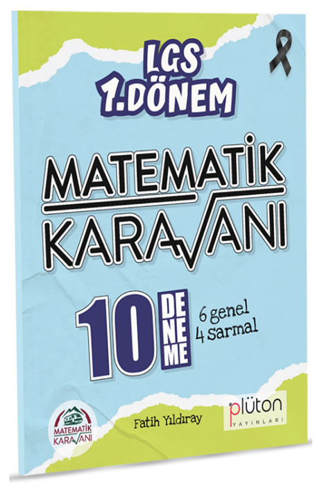 2023 LGS 1. Dönem Matematik Karavanı 10 Deneme Sınavı Plüton Yayınları