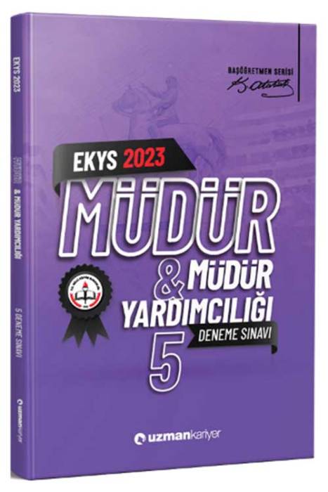 2023 MEB EKYS Müdür ve Yardımcılığı 5 Deneme Uzman Kariyer Yayınları