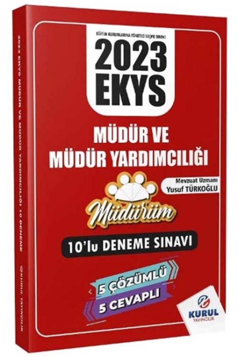 2023 MEB EKYS Müdür ve Yardımcılığı Müdürüm 10 Deneme Kurul Yayıncılık