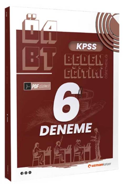 2024 ÖABT Beden Eğitimi Öğretmenliği 6 Deneme PDF Çözümlü Uzman Kariyer Yayınları