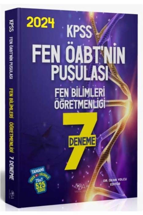 2024 ÖABT Fen Bilimlerinin Pusulası 7 Deneme Video Çözümlü CBA Akademi Yayınları