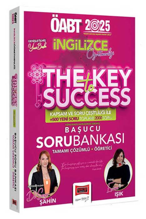 2025 ÖABT İngilizce Öğretmenliği The Key To Success Başucu Tamamı Çözümlü Soru Bankası Yargı Yayınları