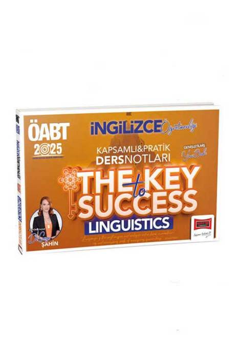 2025 ÖABT İngilizce Öğretmenliği Kapsamlı Pratik Ders Notları The Key Success Linguistics Yargı Yayınları