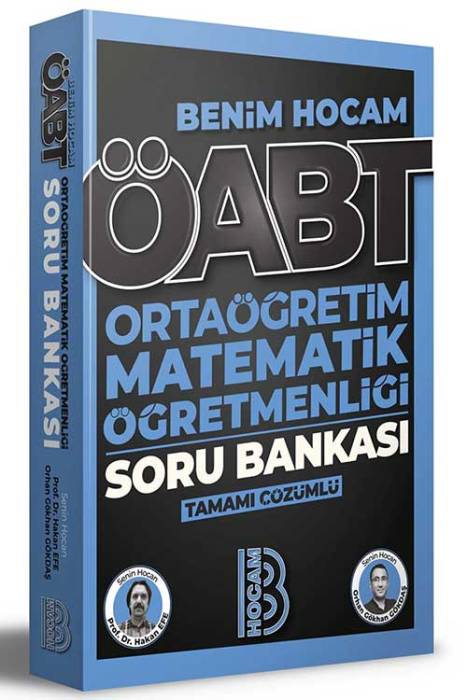 2023 ÖABT Ortaöğretim Matematik Öğretmenliği Tamamı Çözümlü Soru Bankası Benim Hocam Yayınları