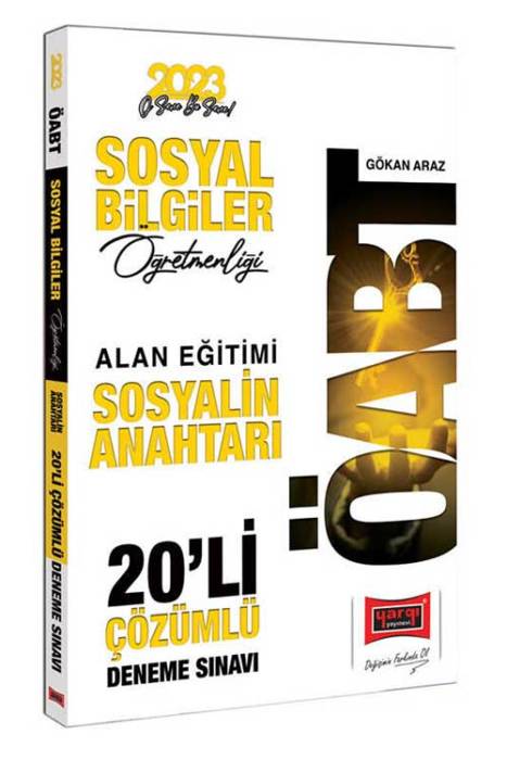 2023 ÖABT Sosyal Bilgiler Öğretmenliği Sosyalin Anahtarı Tamamı Çözümlü 20 Deneme Yargı Yayınları