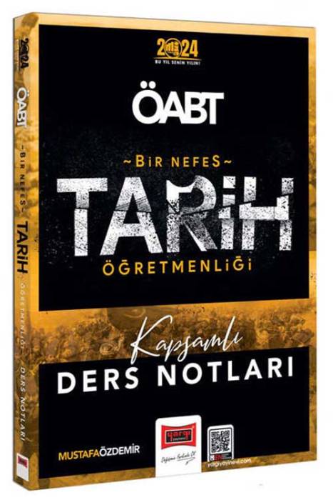 2024 ÖABT Bir Nefes Tarih Öğretmenliği Kapsamlı Ders Notları Yargı Yayınları