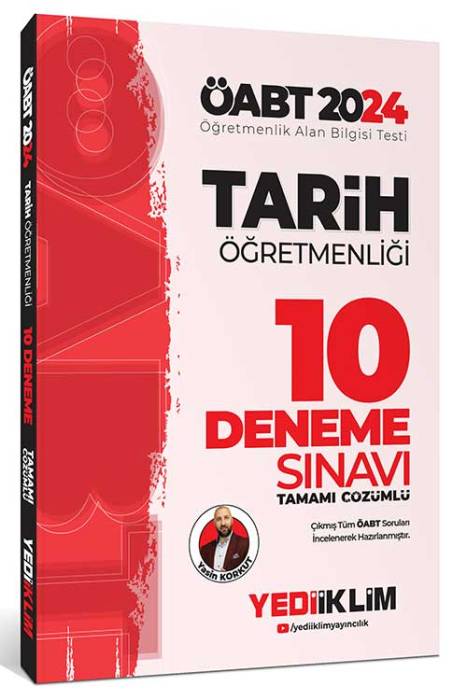 2024 ÖABT Tarih Öğretmenliği Tamamı Çözümlü 10 Deneme Yediiklim Yayınları