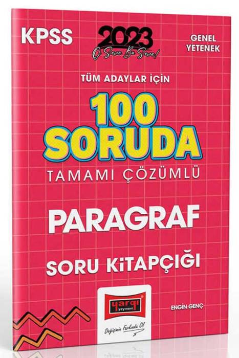 2023 Tamamı Çözümlü 100 Soruda Paragraf Soru Kitapçığı Yargı Yayınları