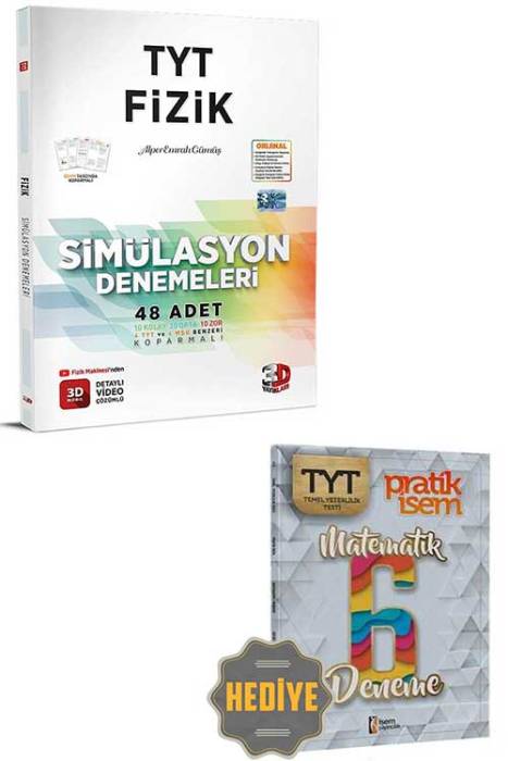 TYT Fizik Simülasyon Denemeleri 3D Yayınları Hediyeli