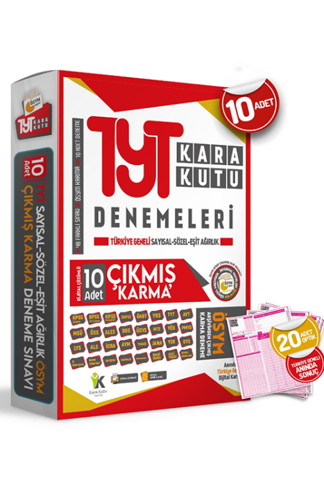 2023 TYT ÖSYM Çıkmış Karma Kara kutu Sayısal-Sözel-Eşit Ağırlık TG 10lu D. Çözümlü Deneme İnformal Yayınları