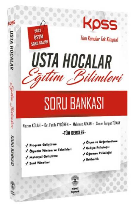 2023 Usta Hocalar KPSS Eğitim Bilimleri Soru Bankası Künçe Yayınları