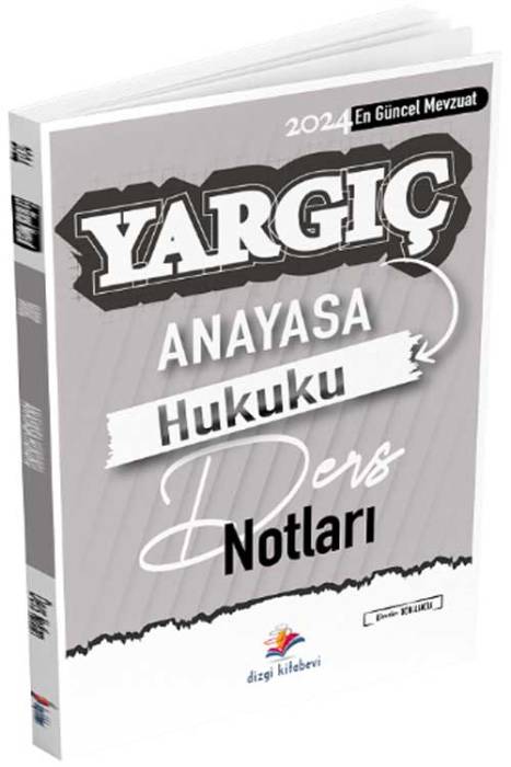 2024 Yargıç Anayasa Hukuku Ders Notları - Sosyal Aygün Dizgi Kitap Yayınları