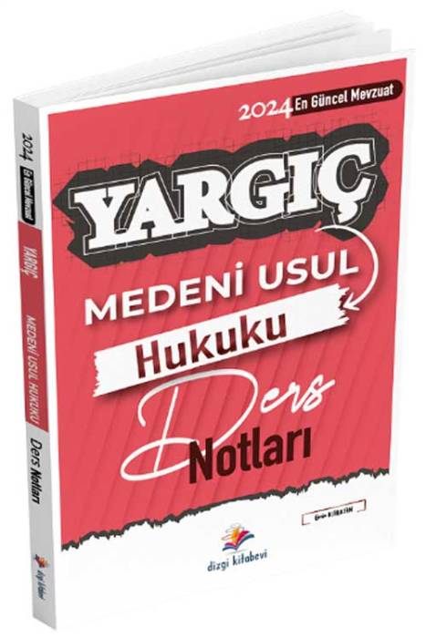 2024 Yargıç Medeni Usul Hukuku Ders Notları Dizgi Kitap Yayınları